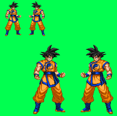 Sprite Stuff: 'DC Universe' Goku (Costume 2) by SXGodzilla on DeviantArt Sprite Stuff: 'DC Universe' Goku (Costume 2) by SXGodzilla on DeviantArt