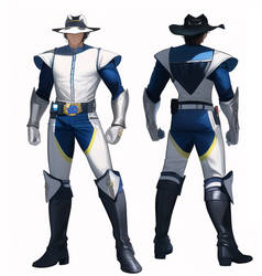 [AI ART] Silver Star Sheriff Power Ranger