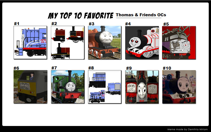 Top 10 Favourite TandF OCs Outdated By JwwProd On DeviantArt top-10-favourite-tandf-ocs-outdated-by-jwwprod-on-deviantart