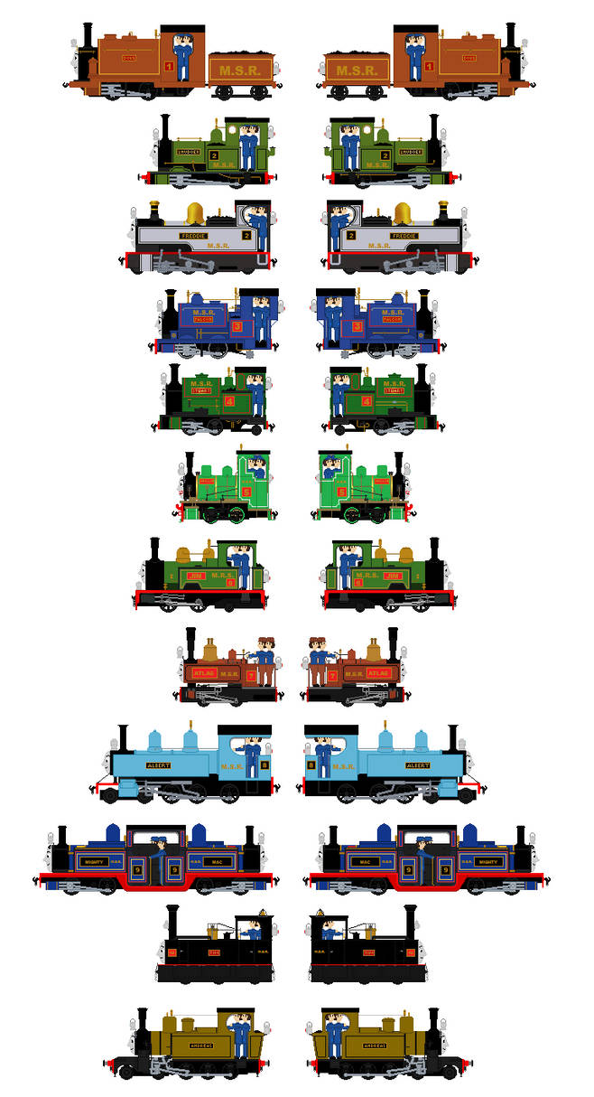 Mid Sodor Tim Rws Mid Sodor Railway Fleet (JwwProd) by JwwProd on DeviantArt