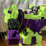 Devastator vs Super Mode Optimus Prime