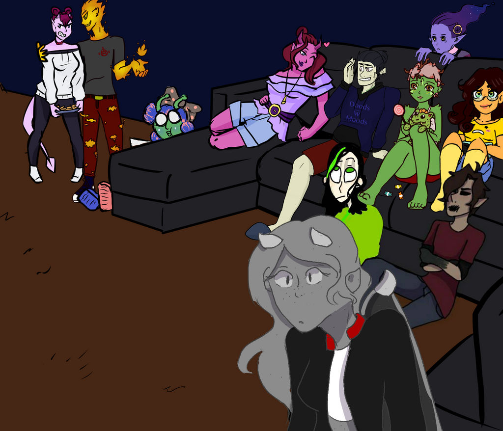 Movies (monster prom Collab) by AcrylicDolls on DeviantArt