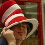 Hikaru in Cat in the Hat hat