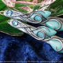 Aqua Blue Mini Hairclips