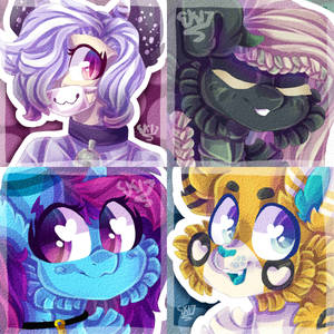 |OCs + COM| Sketchy Icon Batch 17 ~