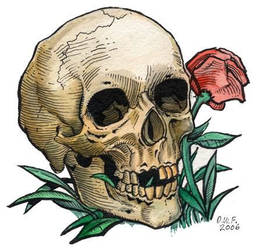 Skull and Rose