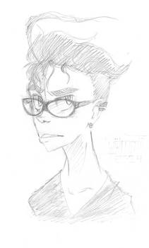 Dib portrait sketch example