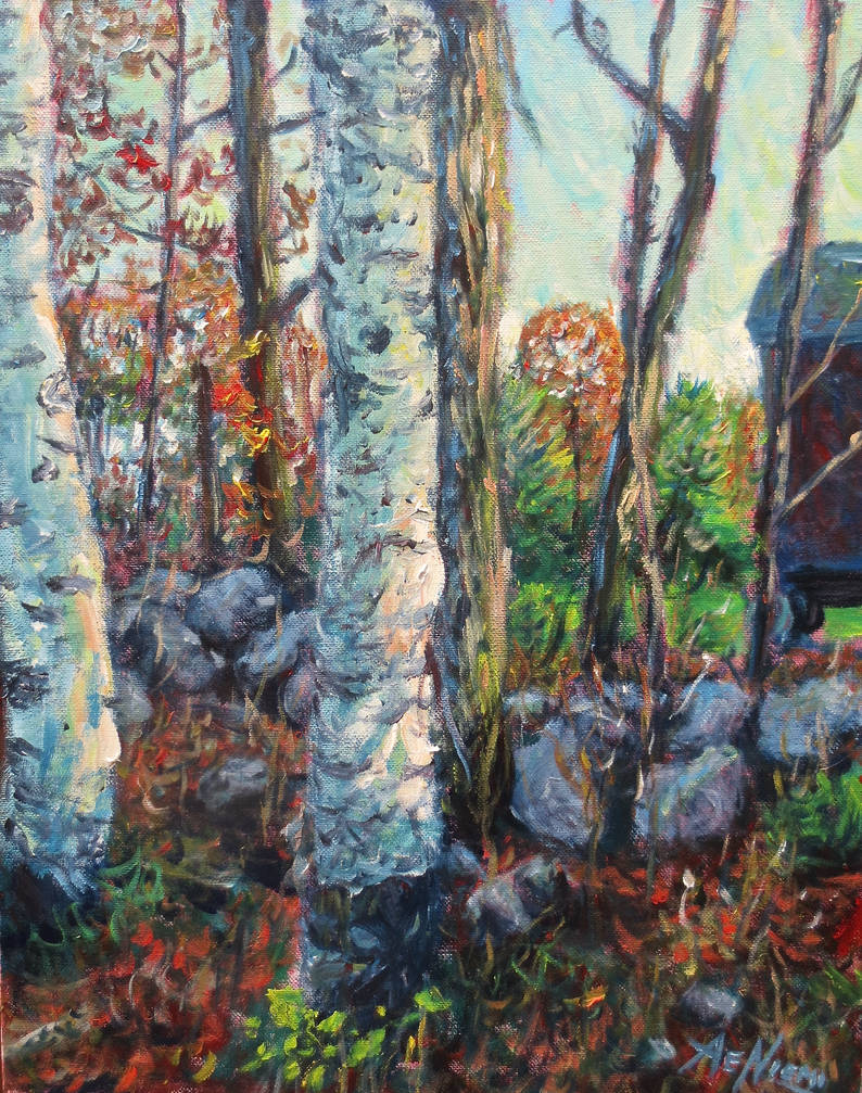Two Birches by AndrewENiemi Two Birches by AndrewENiemi