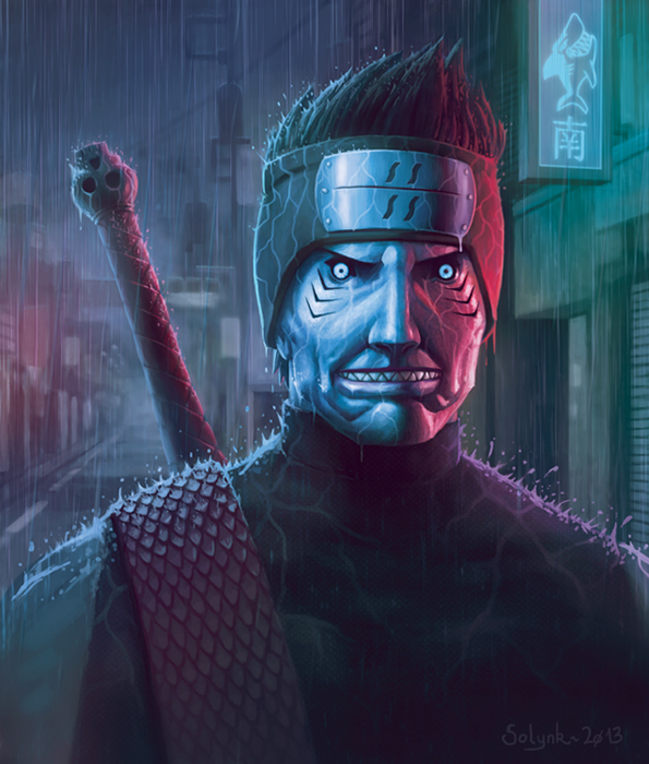 Hoshigaki-Kisame by Solynk