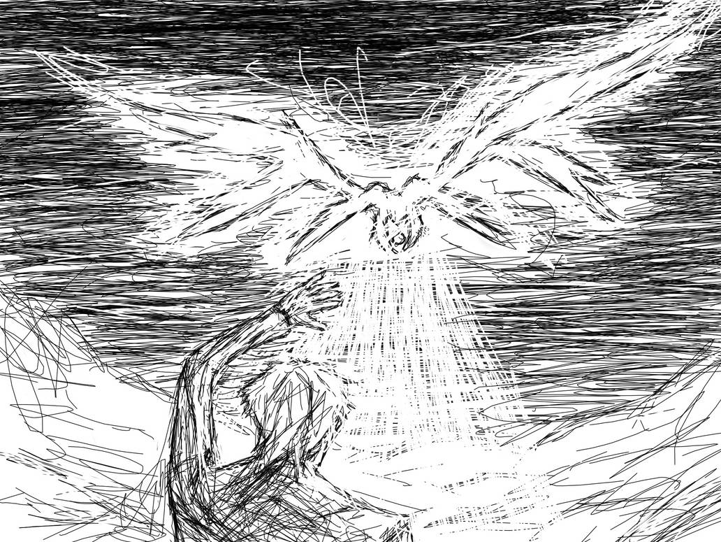 Arael attacks my OC Azazel's mind by aimeadie on DeviantArt