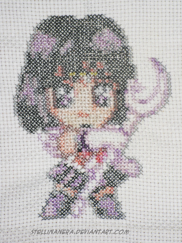 Sailor Saturn punto croce