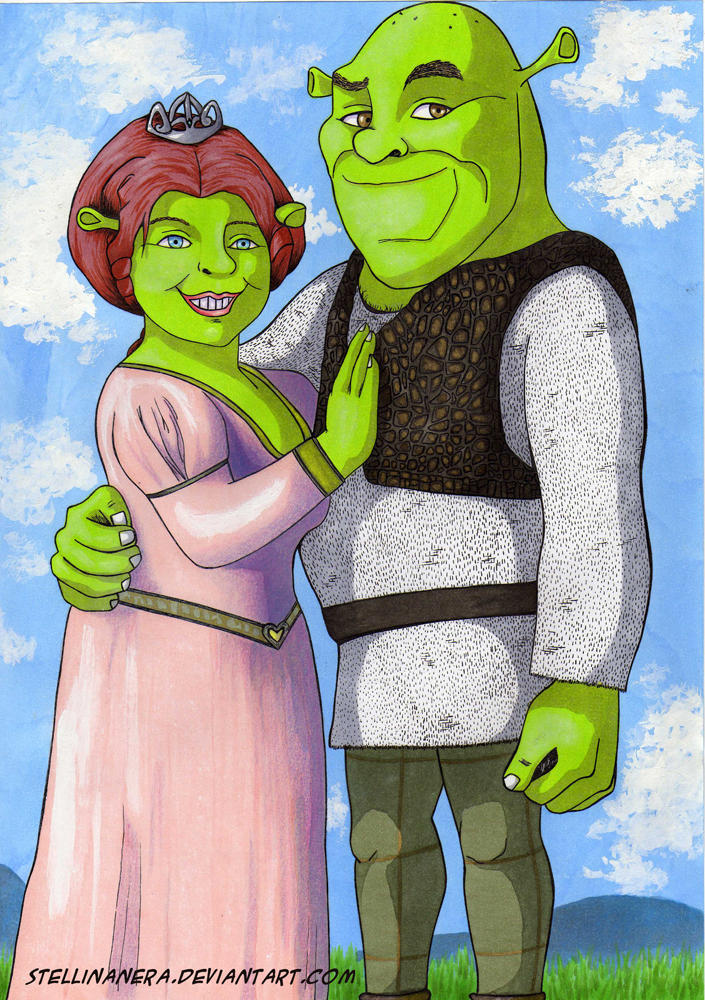 Fiona And Shrek by Cam0722 on DeviantArt