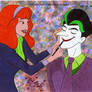 Daphne puts the lipstick on Joker