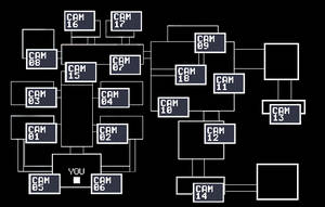 FNAF 2 map REMADE (added more rooms)