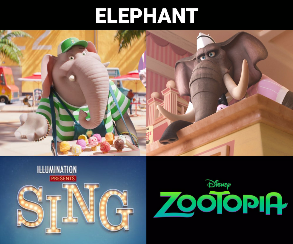 Elephant Sing vs Zootopia by vWXYZxx00233 on DeviantArt