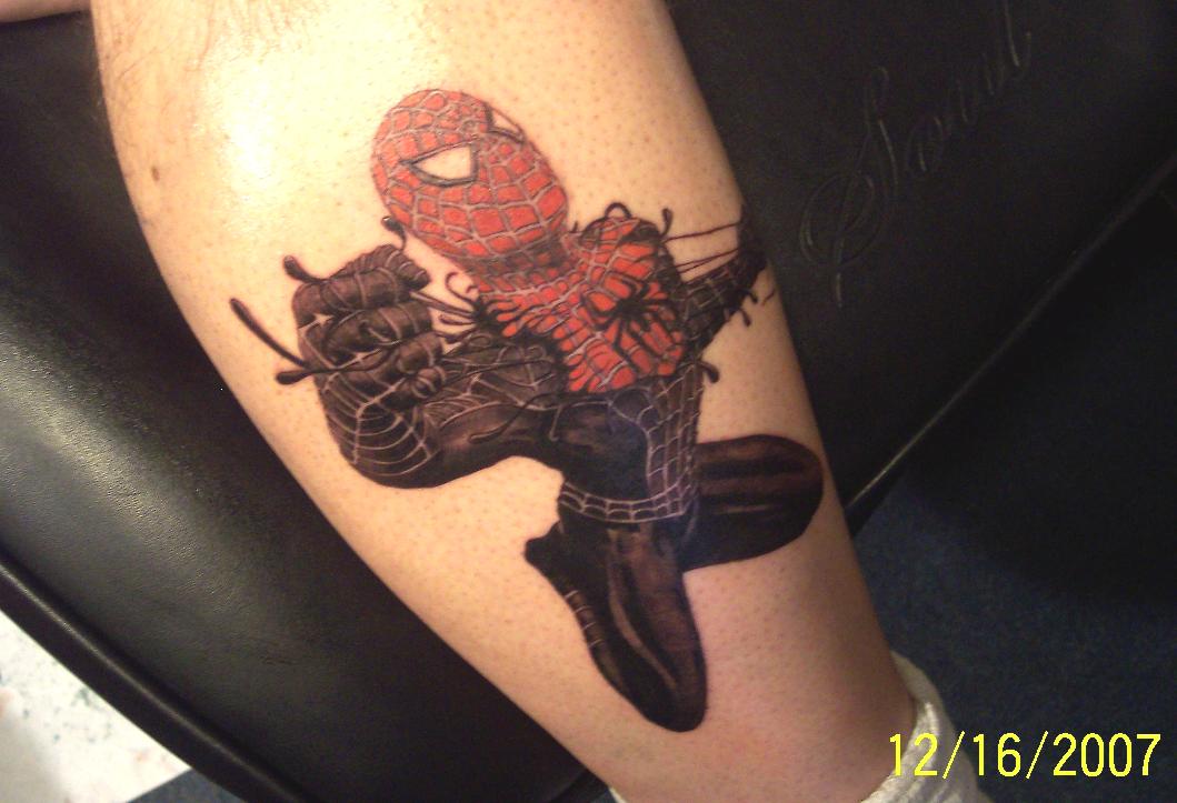 Spider-man 3 tattoo