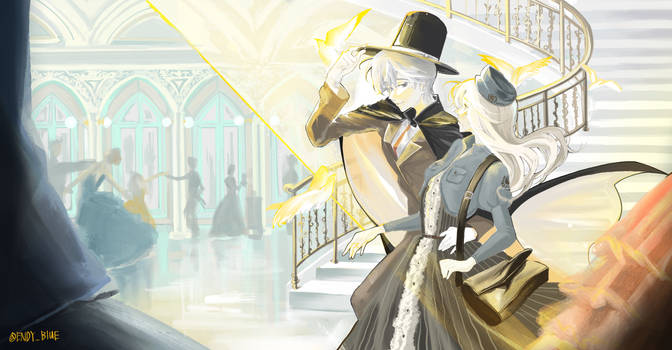 Be careful, miss. Do you want us to dance, too?