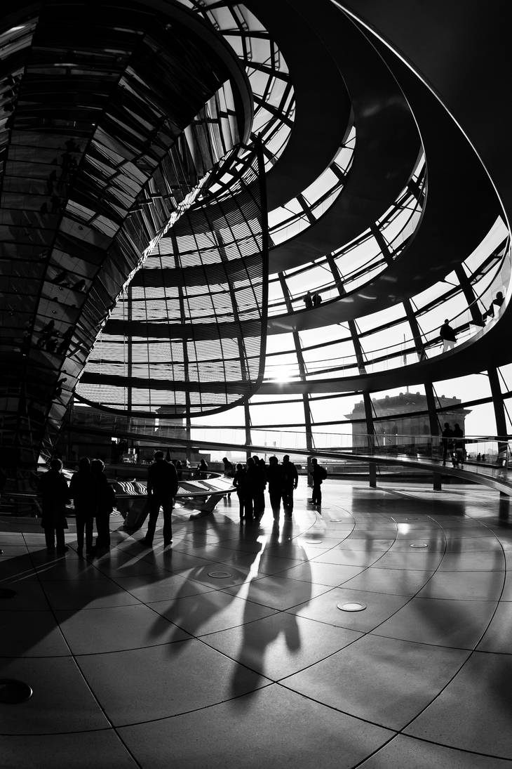 Reichstag Dome by daguerreoty-pe