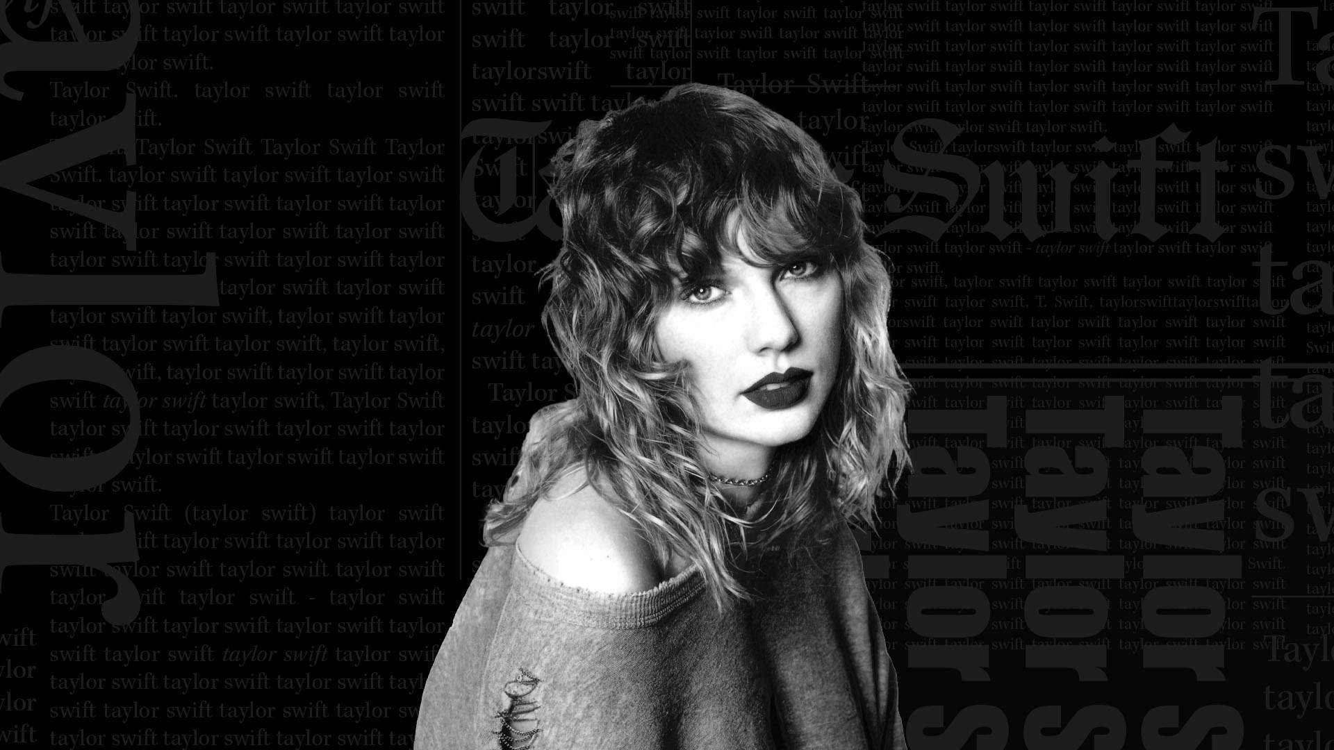 reputation Taylor Swift Wallpaper (Black and Gray)