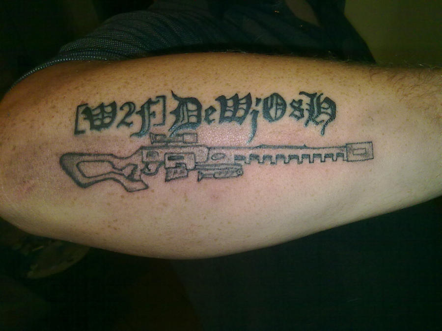 Marine Sniper Tattoo