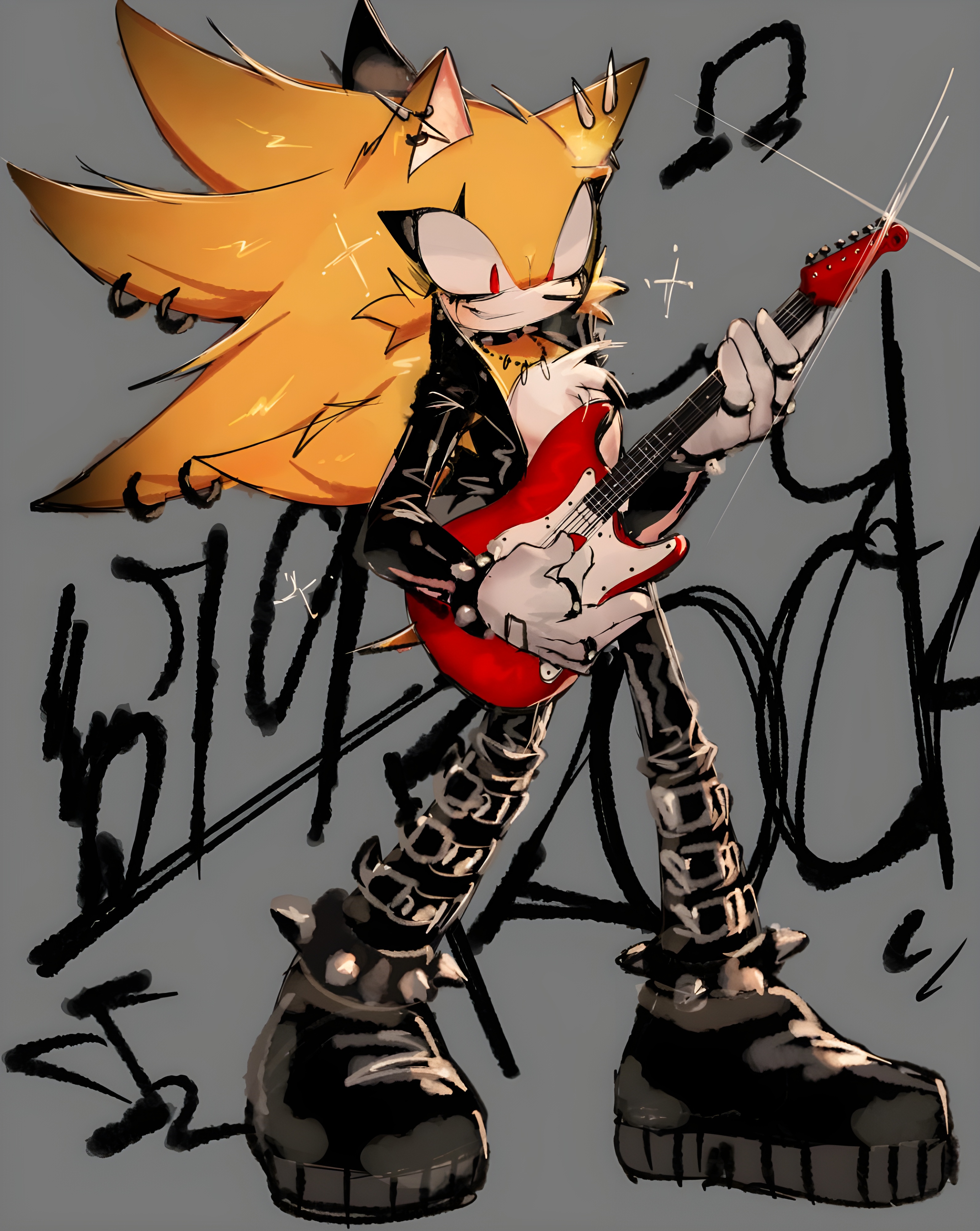 Sonic Rocker Super Sonic Rock Day by artyom1209 on DeviantArt