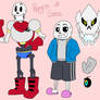 Sans and Papyrus Reference Sheet (SU/UT Crossover)