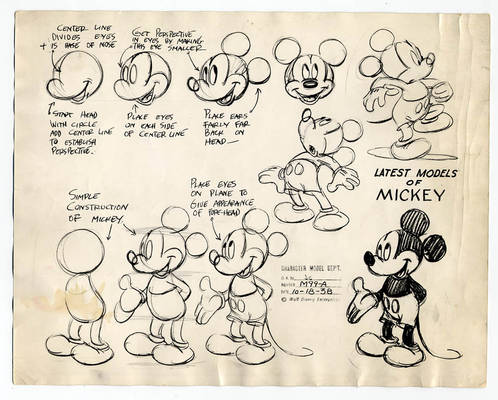 how to draw Mickey mouse