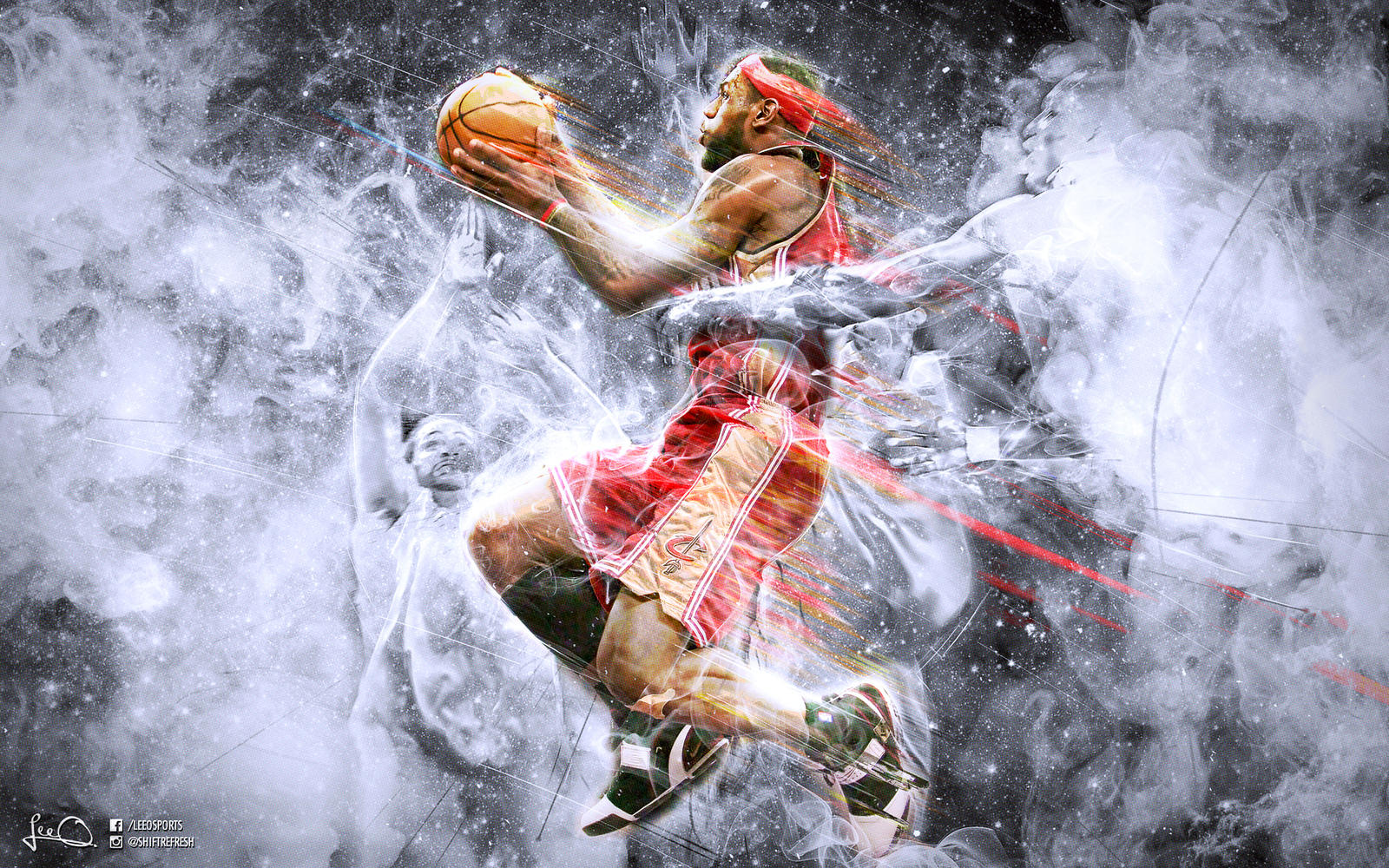 Lebron James Wallpaper by skythlee on DeviantArt