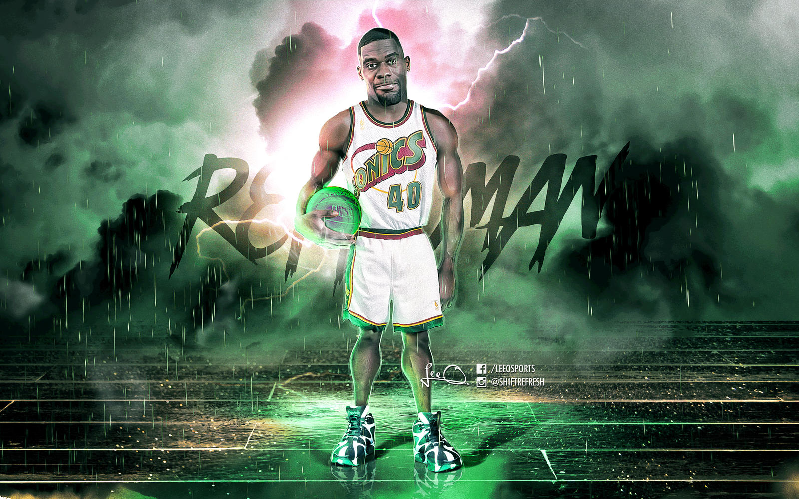 Shawn Kemp REIGN MAN Wallpaper