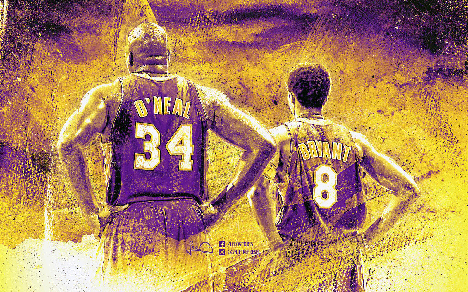 Kobe and Shaq nba wallpaper by Anirban_2007 - Download on ZEDGE