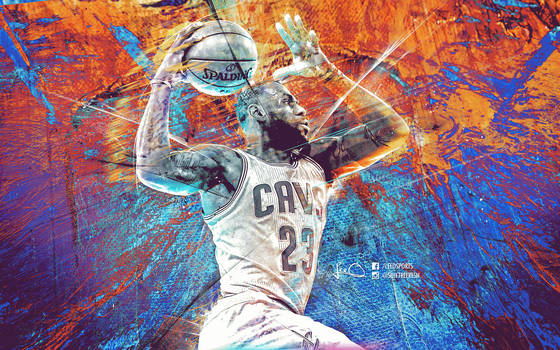 Lebron James NBA Art Wallpaper