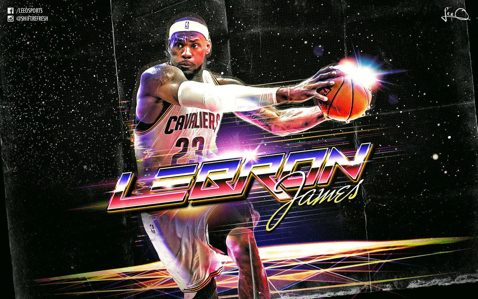 lebron james retro nba wallpaper by