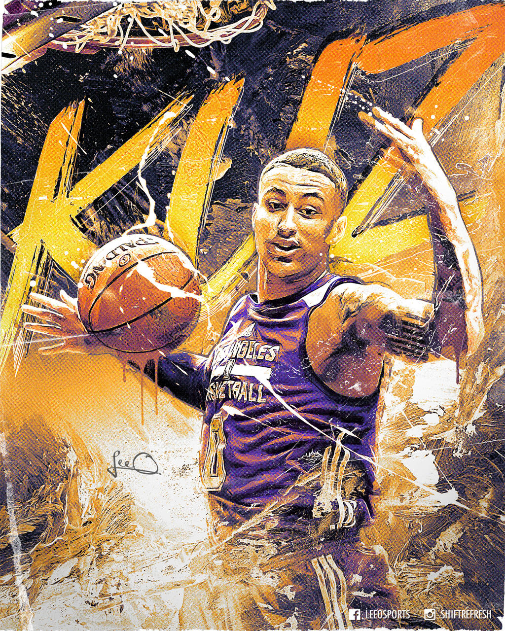 Kyle Kuzma  Kyle kuzma, Nba art, Basketball wallpaper