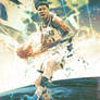 Giannis Antetokounmpo NBA Abstract Poster Design