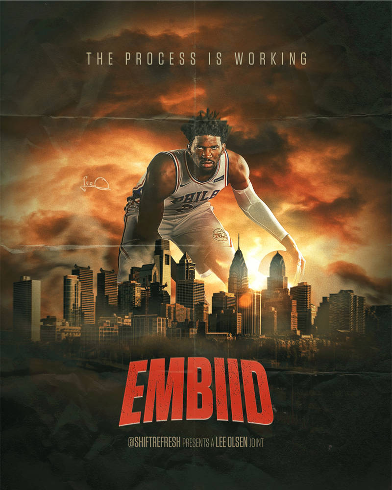 Joel Embiid Nba Poster Wallpaper By Skythlee On Deviantart Joel Embiid Nba Poster Wallpaper By Skythlee On Deviantart