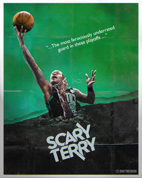 Scary Terry (Rozier) 'Evil Dead' Mashup Poster