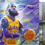 Lebron James Lakers Digital Mural