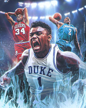 Zion Williamson Duke Wallpaper / Poster