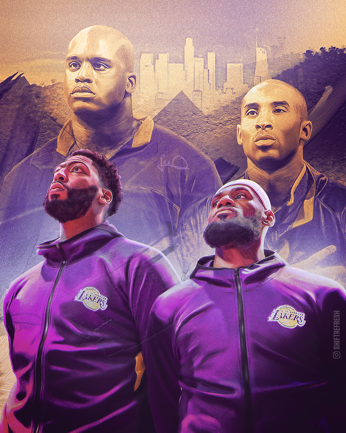 Lebron and AD Lakers Wallpaper by skythlee on DeviantArt