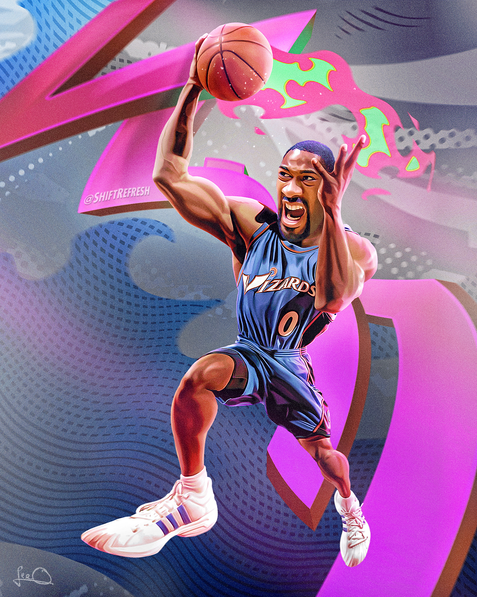 Gilbert Arenas Nba Wallpaper Art By Skythlee On Deviantart Gilbert Arenas Nba Wallpaper Art By Skythlee On Deviantart
