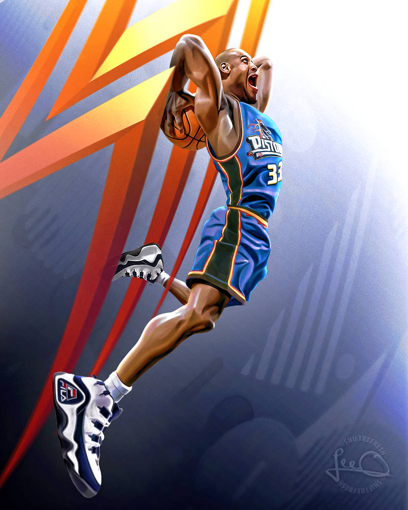 Grant Hill NBA Aesthetic Wallpaper in 2023