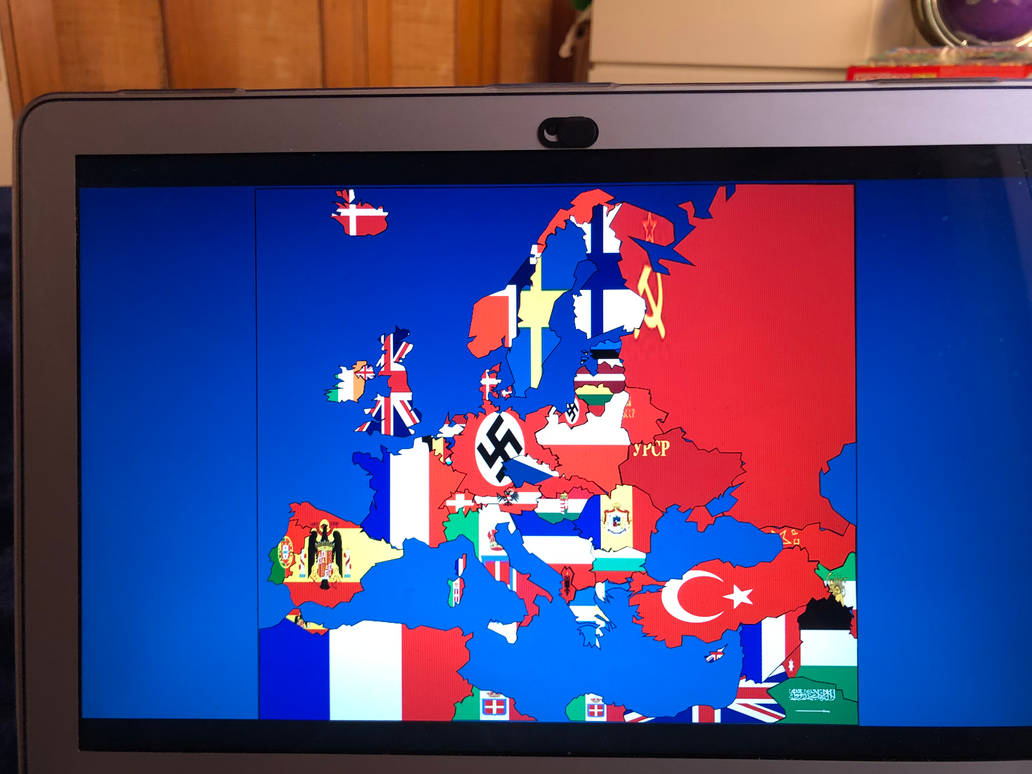 World war 2 Digital Flag map by Gabokoopa on DeviantArt
