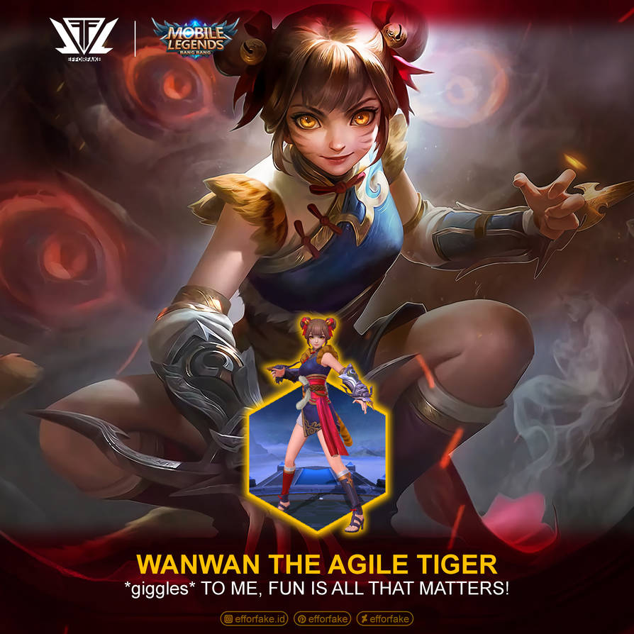 Wanwan Agile Tiger Mobile Legends By Efforfake On Deviantart 