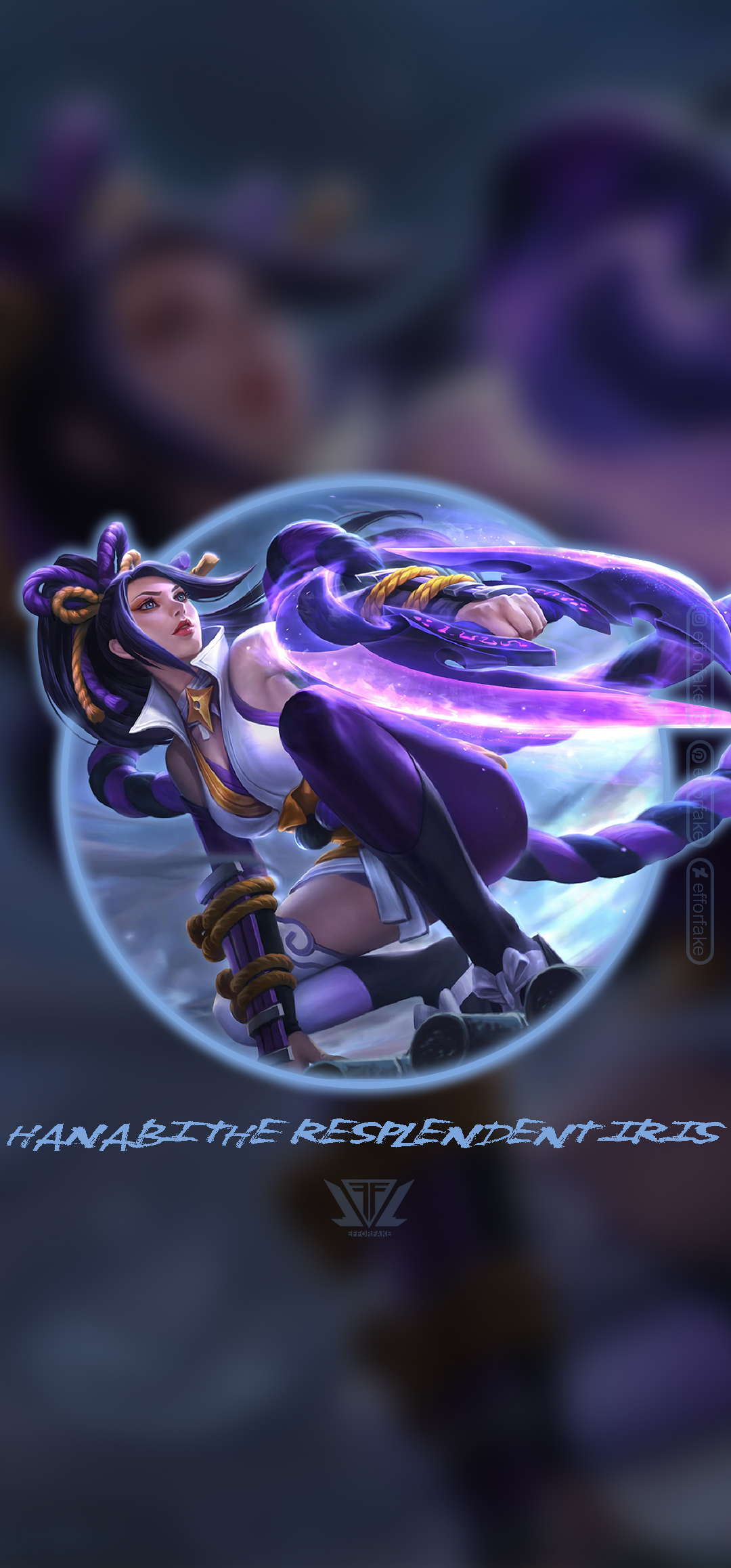 Hanabi Resplendent Iris - Mobile Legends Wallpaper by efforfake on  DeviantArt
