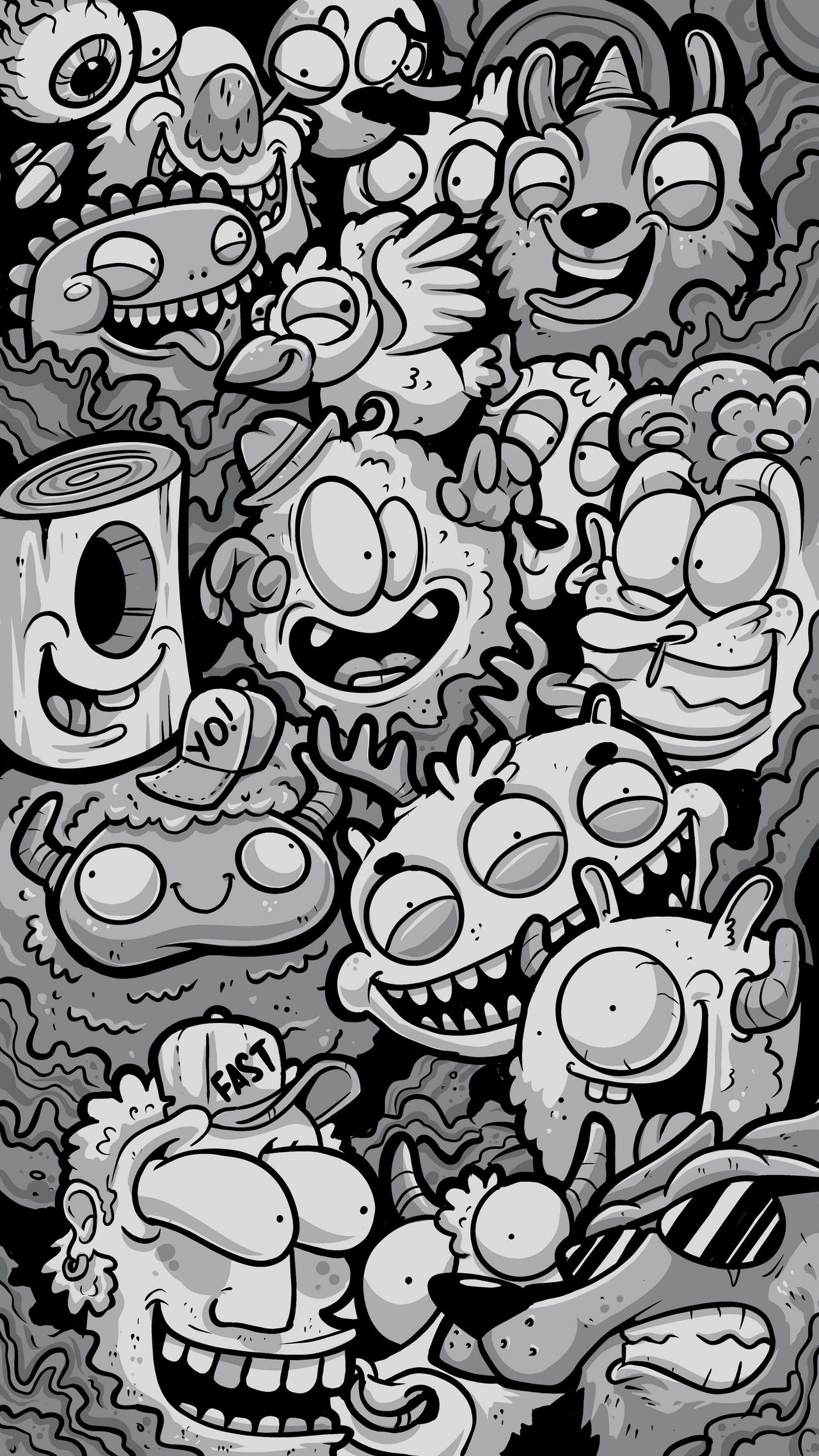 Doodle Wallpaper By Efforfake On Deviantart