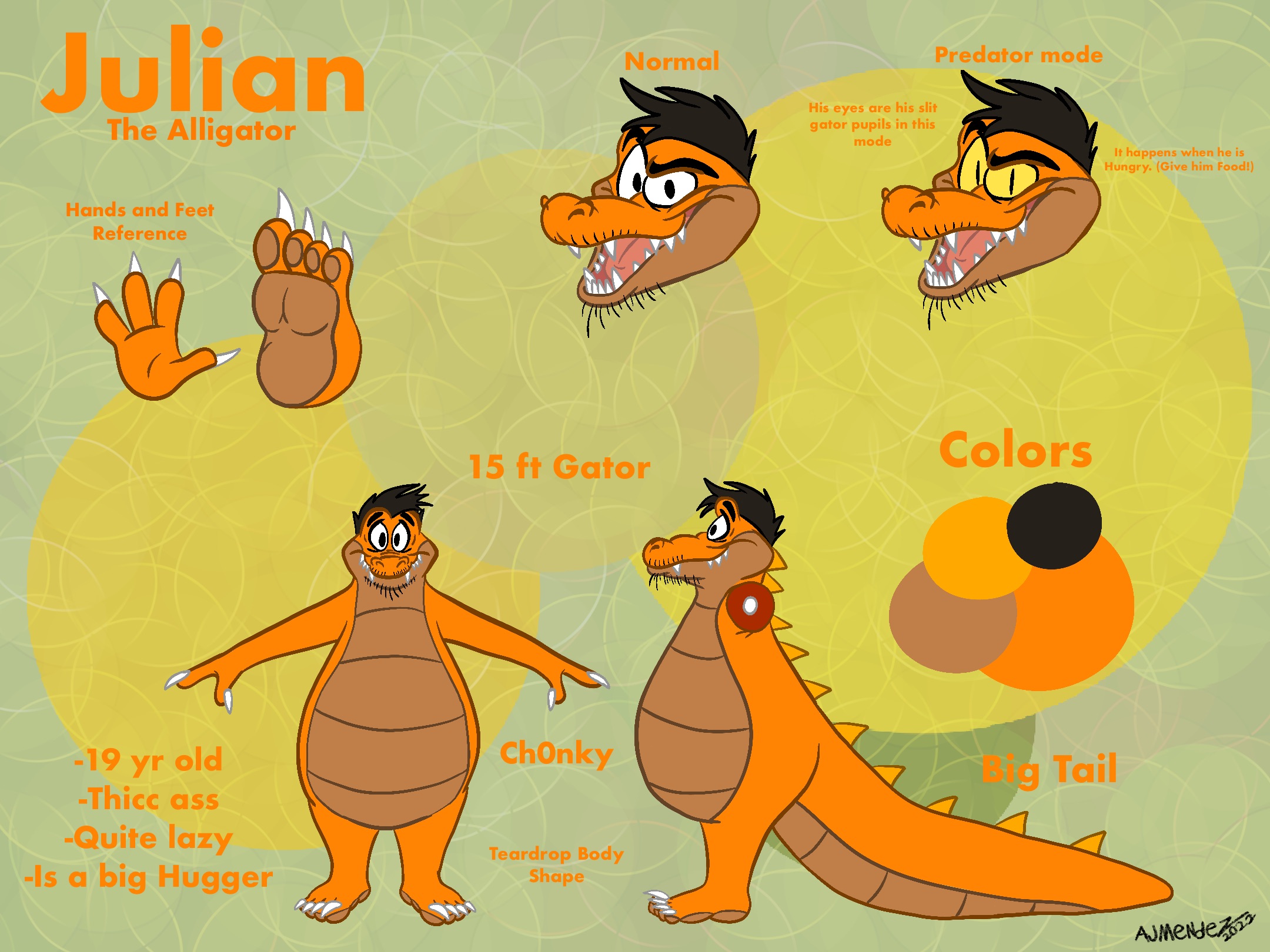Julian Rabbit Julian the Alligator by Volty-Cartoons on DeviantArt