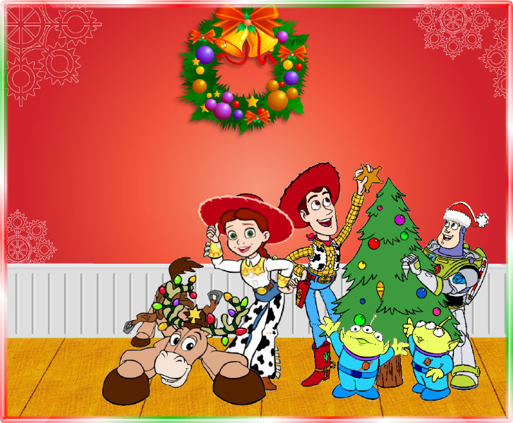 Toy Story christmas by spidyphan2 on DeviantArt Toy Story Christmas