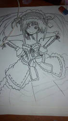 Kurumi drawn by me