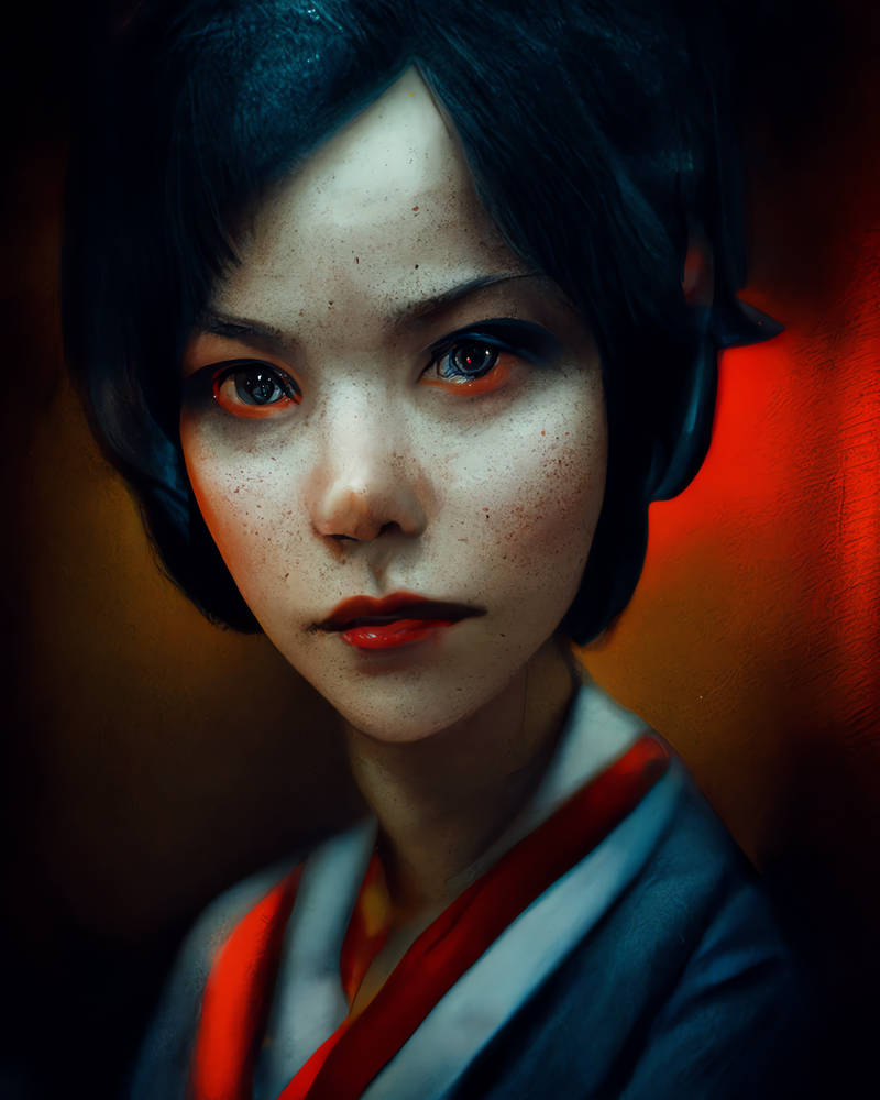 Portrait Shinobu Oshino - Monogatari by FloydianSound on DeviantArt