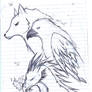 Wolf Raven Dragon